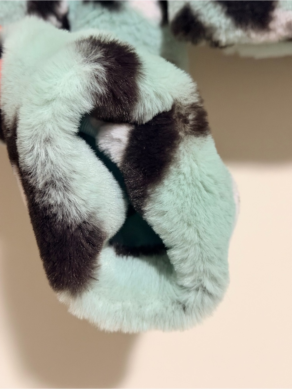 Leche Mint Leopard Faux-Fur Puffer Jacket - Picture 7 of 8